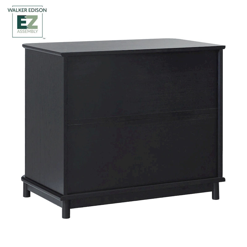 Mesa de Cabeceira Walker Edison com 3 Gavetas e Montagem Ultrassimplificada