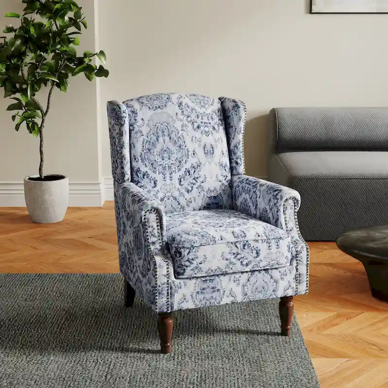 Cadeira de Sala de Estar Estofada com Padrão