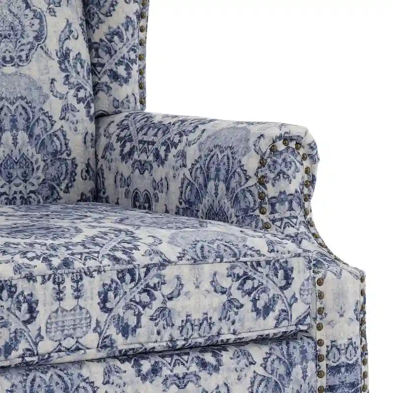 Cadeira de Sala de Estar Estofada com Padrão