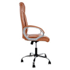 Cadeira de Escritório Ergonómica em Malha Respirável Design Ajustável com Apoio Lombar e Mobilidade Otimizada com Rodas Giratórias 360º