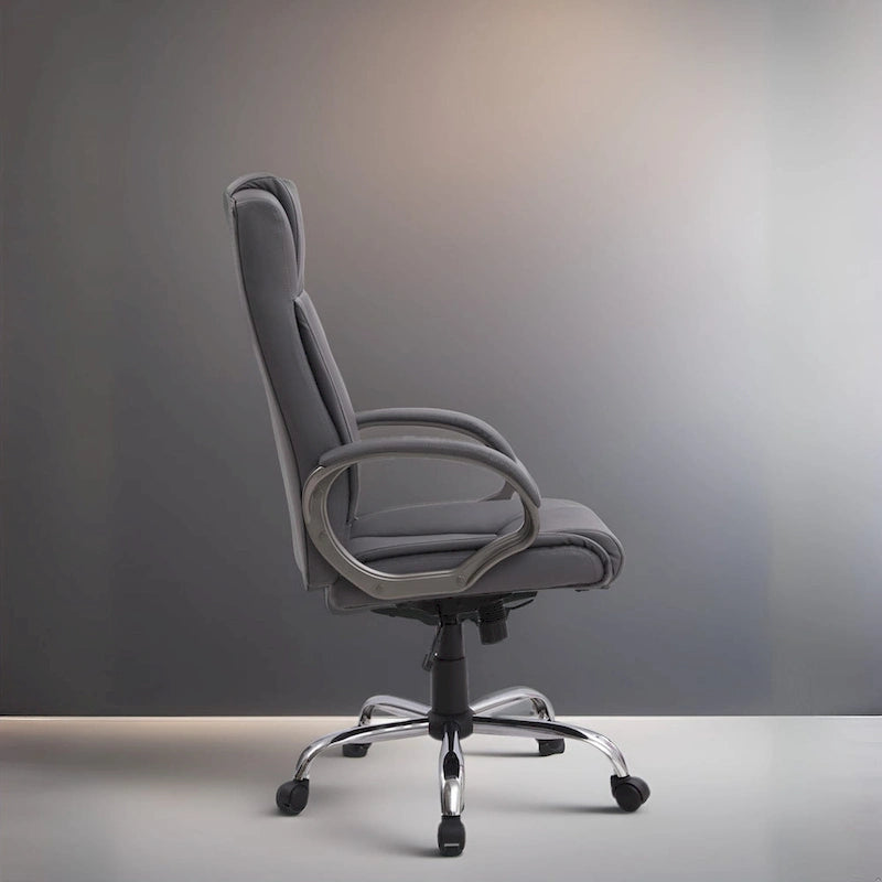 Cadeira de Escritório Ergonómica em Malha Respirável Design Ajustável com Apoio Lombar e Mobilidade Otimizada com Rodas Giratórias 360º