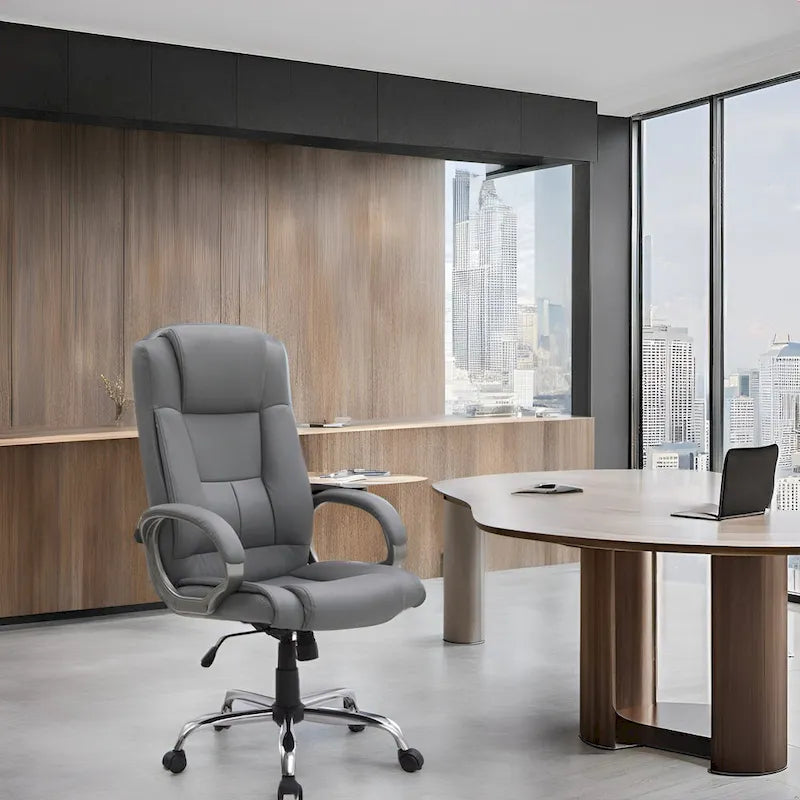 Cadeira de Escritório Ergonómica em Malha Respirável Design Ajustável com Apoio Lombar e Mobilidade Otimizada com Rodas Giratórias 360º