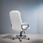 Cadeira de Escritório Ergonómica em Malha Respirável Design Ajustável com Apoio Lombar e Mobilidade Otimizada com Rodas Giratórias 360º