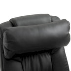 Cadeira Reclinável de Escritório com Altura Ajustável e Suporte Lombar com Massagem Vibratória de 6 Pontos