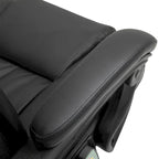 Cadeira Reclinável de Escritório com Altura Ajustável e Suporte Lombar com Massagem Vibratória de 6 Pontos