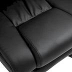 Cadeira Reclinável de Escritório com Altura Ajustável e Suporte Lombar com Massagem Vibratória de 6 Pontos