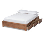Base de Cama Plataforma com 3 Gavetas de Arrumação, Moderna e Contemporânea