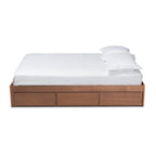 Base de Cama Plataforma com 3 Gavetas de Arrumação, Moderna e Contemporânea