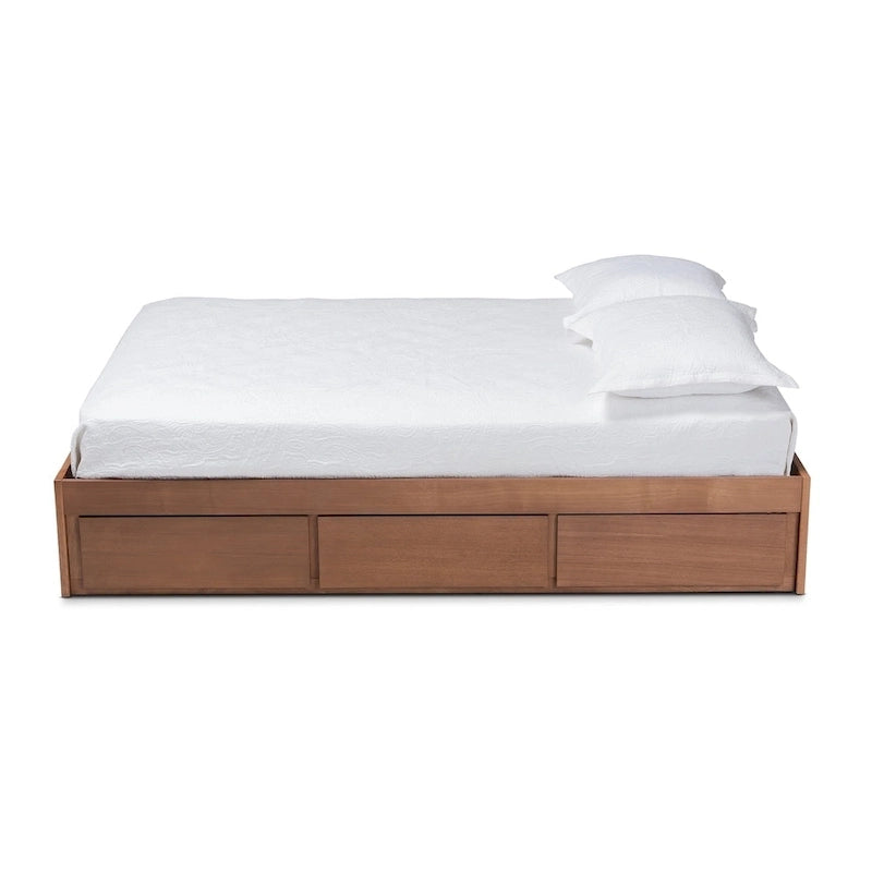 Base de Cama Plataforma com 3 Gavetas de Arrumação, Moderna e Contemporânea