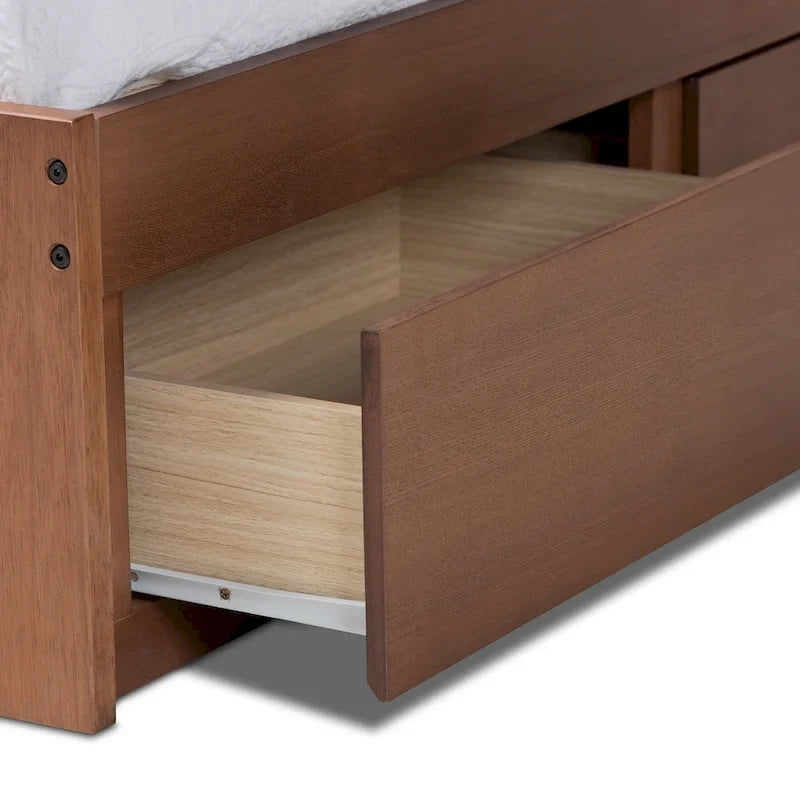 Base de Cama Plataforma com 3 Gavetas de Arrumação, Moderna e Contemporânea