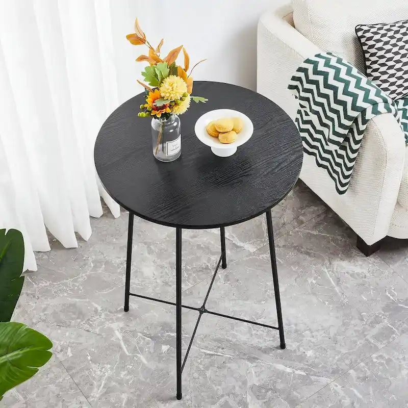 Mesa Redonda de Bistrô para Cozinha, Bar ou Uso Interior/Exterior