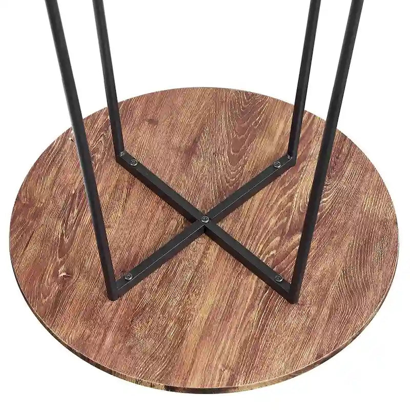 Mesa Redonda de Bistrô para Cozinha, Bar ou Uso Interior/Exterior
