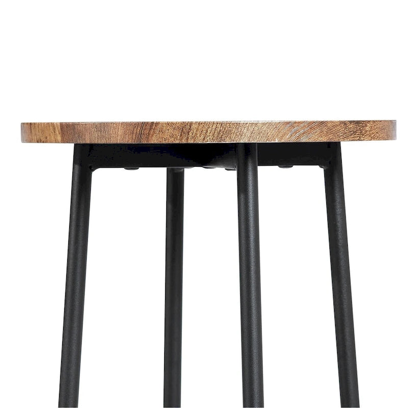 Mesa Redonda de Bistrô para Cozinha, Bar ou Uso Interior/Exterior