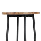 Mesa Redonda de Bistrô para Cozinha, Bar ou Uso Interior/Exterior