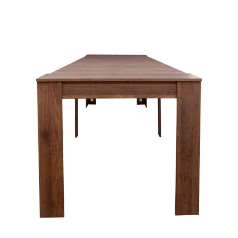 Mesa de Jantar de Consola Retangular Extensível Multifuncional para 4-8 Pessoas