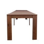 Mesa de Jantar de Consola Retangular Extensível Multifuncional para 4-8 Pessoas