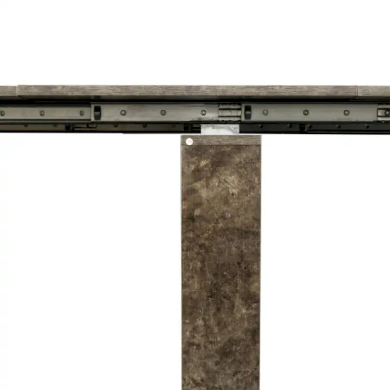 Mesa de Jantar de Consola Retangular Extensível Multifuncional para 4-8 Pessoas